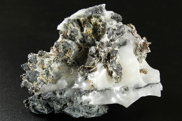 Native Silver in Calcite - Morocco #266078